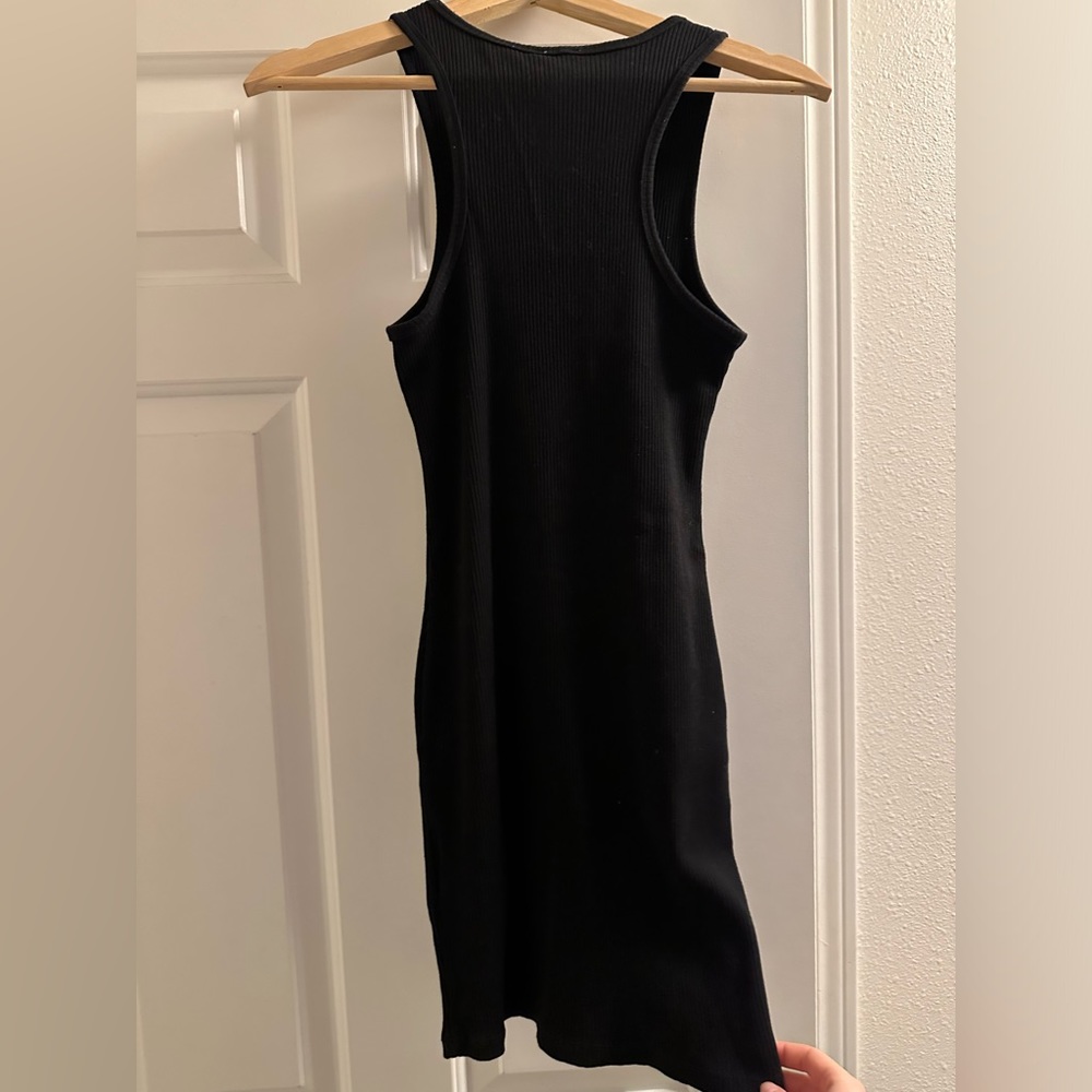 Black mini dress
